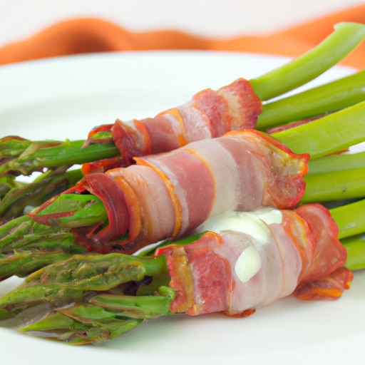 Keto Air Fryer Bacon Wrapped Asparagus