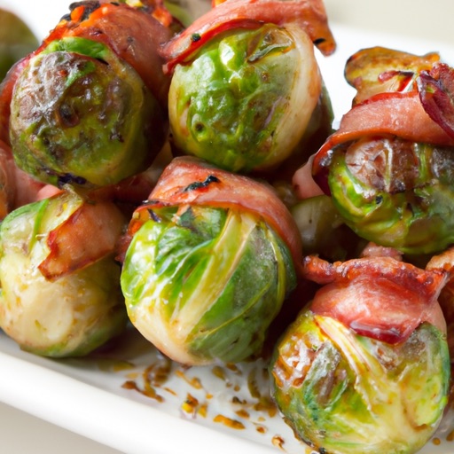 Keto Air Fryer Bacon Wrapped Brussels Sprouts