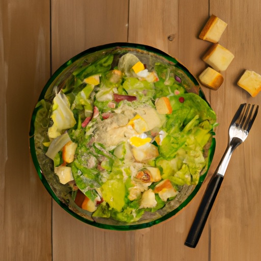 Keto Air Fryer Caesar Salad