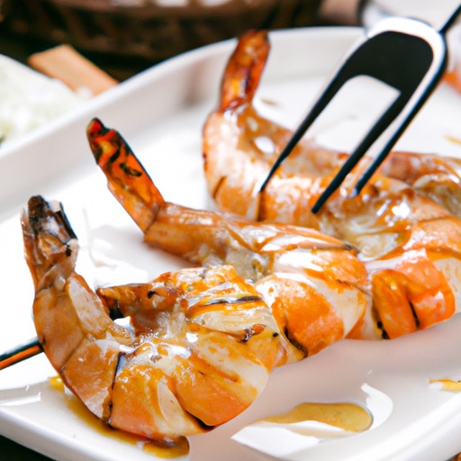Keto Air Fryer Grilled Shrimp Skewers