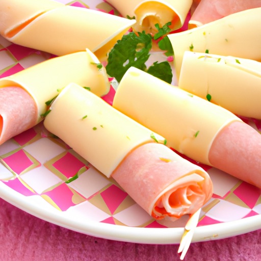 Keto Air Fryer Ham and Cheese Roll-Ups